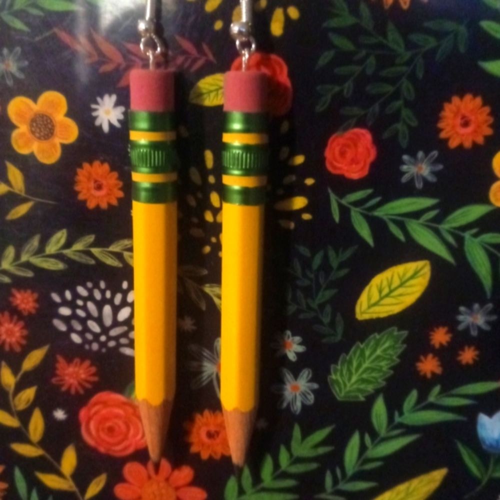 Pencil earrings